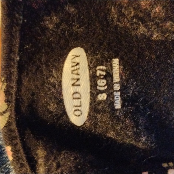 Girls Old Navy Dress, Size 6-7, black and pink - Picture 2 of 2